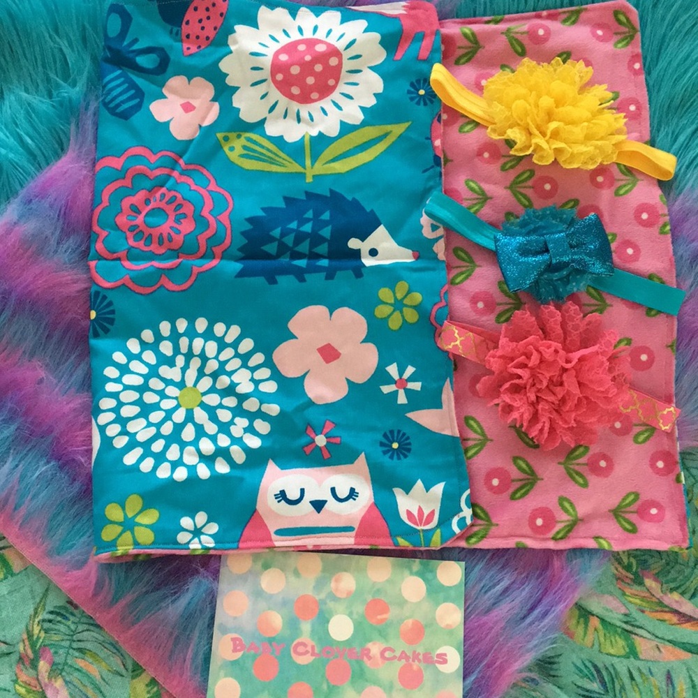 Baby headband/blanket gift set
